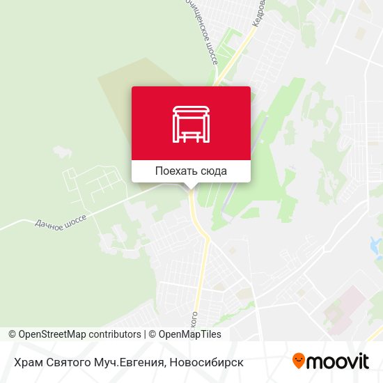 Карта Храм Святого Муч.Евгения