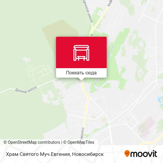 Карта Храм Святого Муч.Евгения