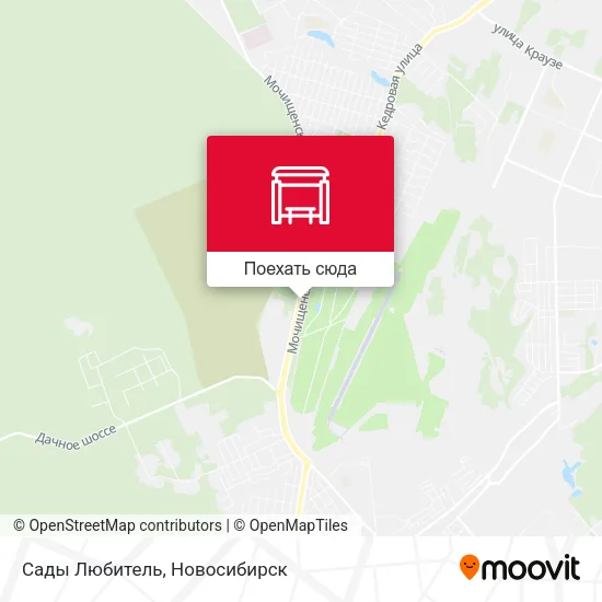 Карта Сады Любитель