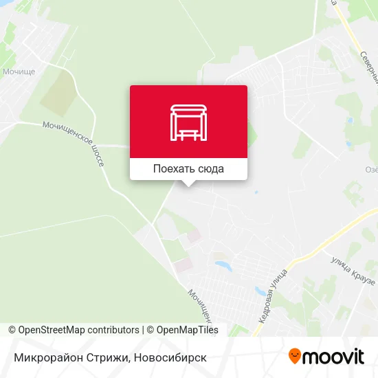 Карта Микрорайон Стрижи