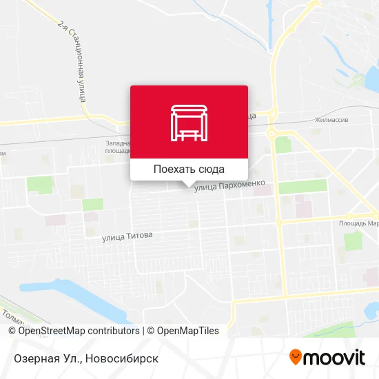 Карта Озерная Ул.