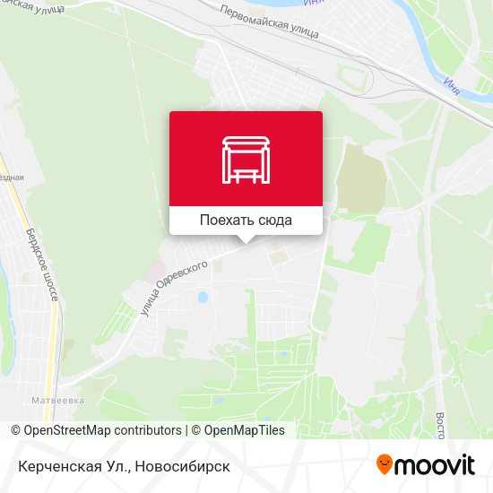 Карта Керченская Ул.