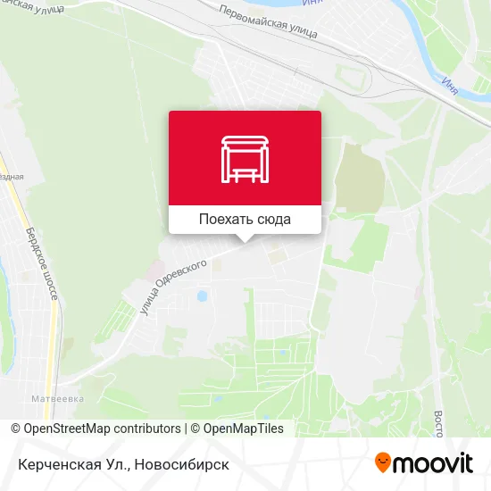 Карта Керченская Ул.