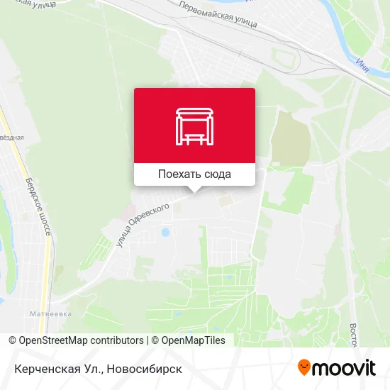 Карта Керченская Ул.