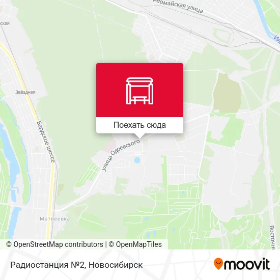 Карта Радиостанция №2