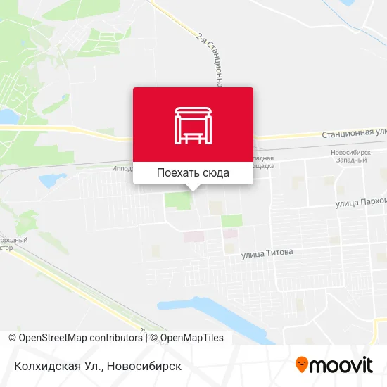 Карта Колхидская Ул.