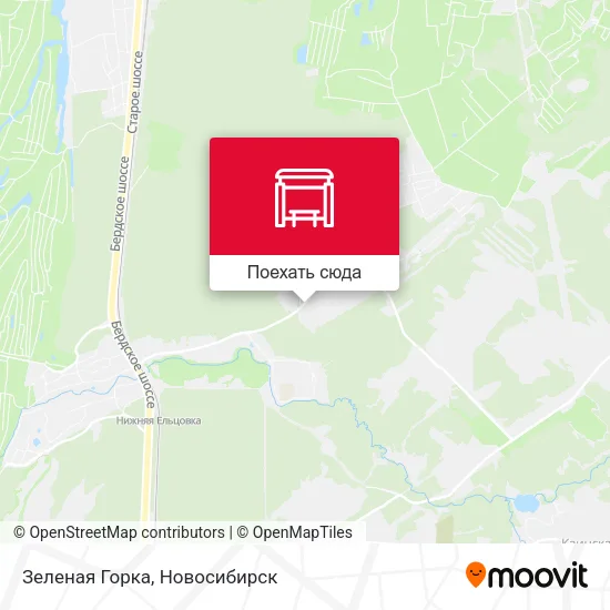 Карта Зеленая Горка