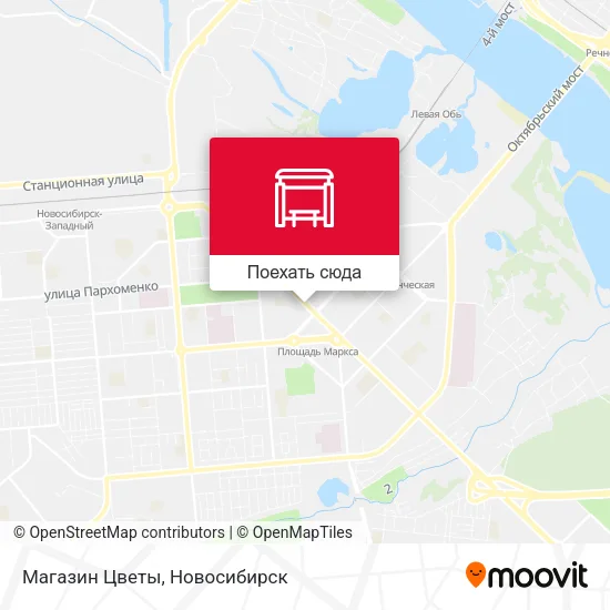 Карта Магазин Цветы