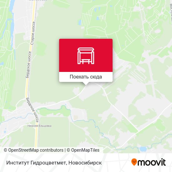 Карта Институт Гидроцветмет