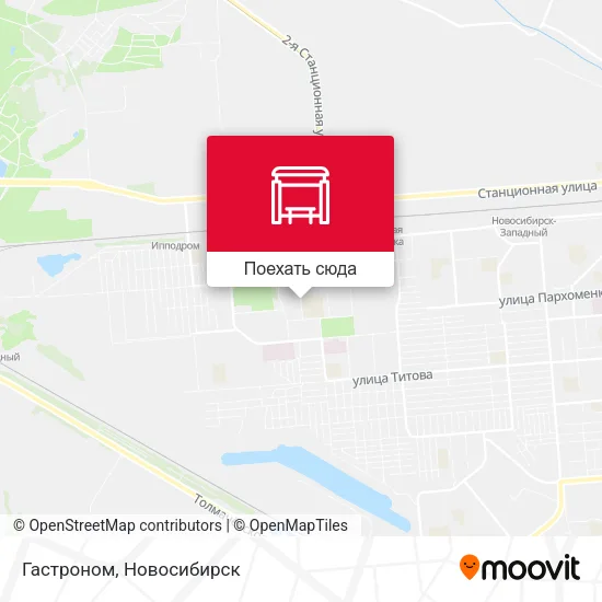 Карта Гастроном