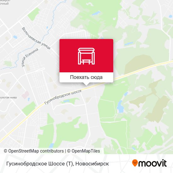 Карта Гусинобродское  Шоссе (Т)