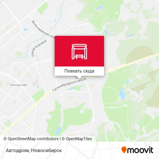 Карта Автодром