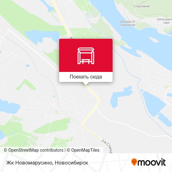 Карта Жк Новомарусино