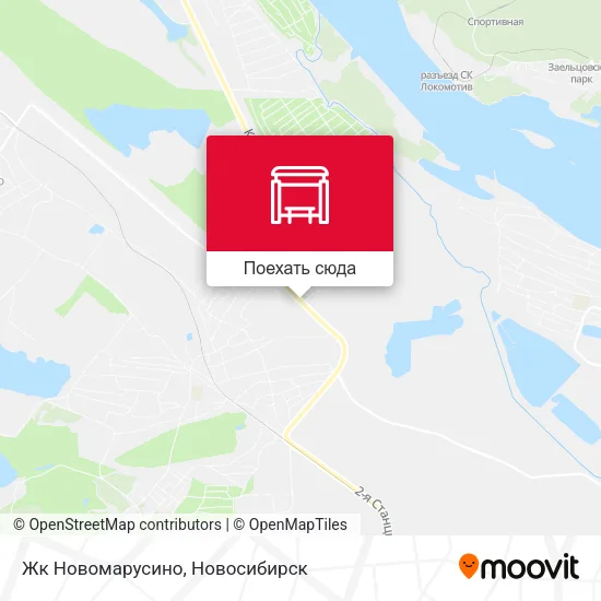Карта Жк Новомарусино