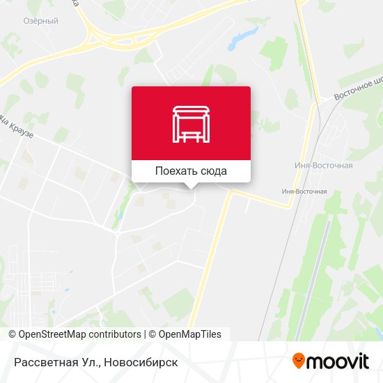 Карта Рассветная Ул.