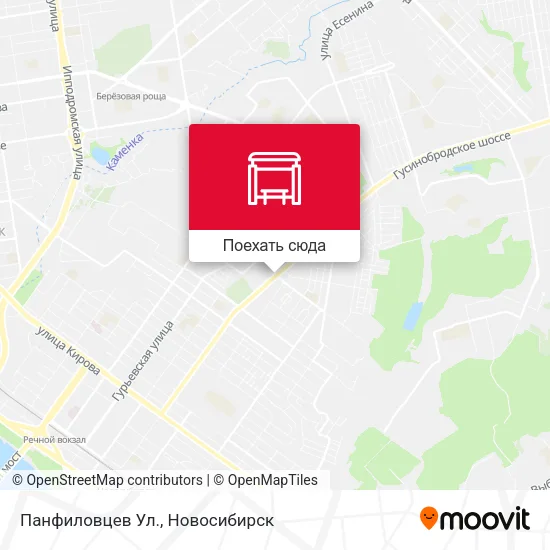 Карта Панфиловцев Ул.