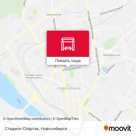 Карта Стадион Спартак