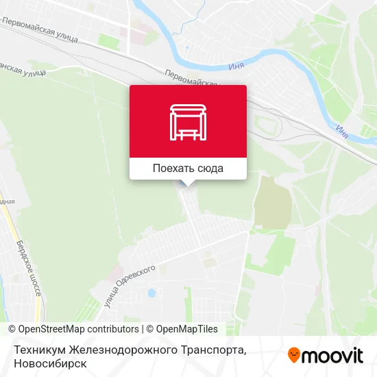 Карта Техникум Железнодорожного Транспорта