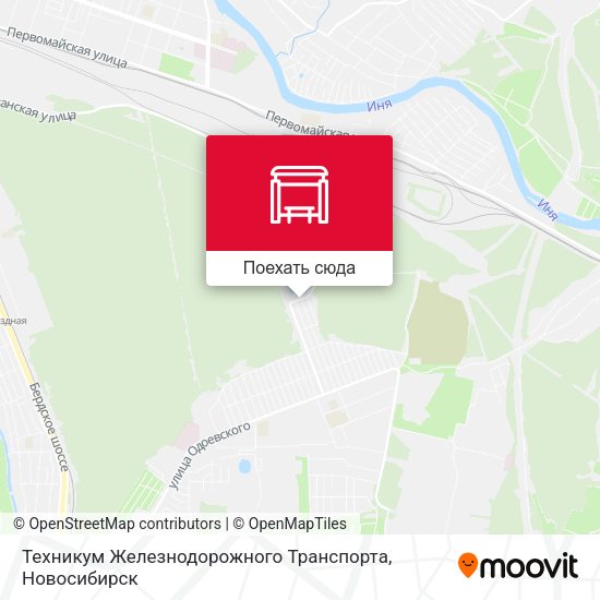 Карта Техникум Железнодорожного Транспорта
