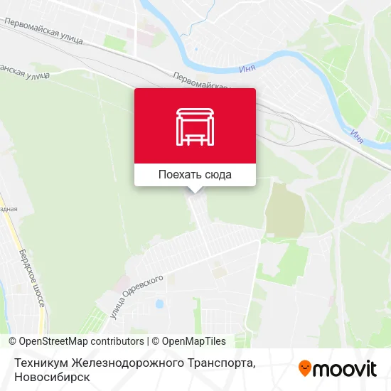 Карта Техникум Железнодорожного Транспорта