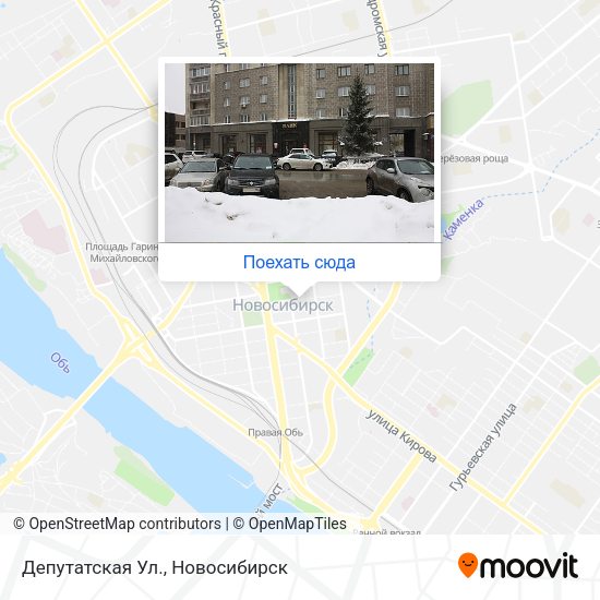 Карта Депутатская Ул.
