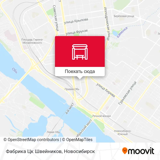 Карта Фабрика Цк Швейников