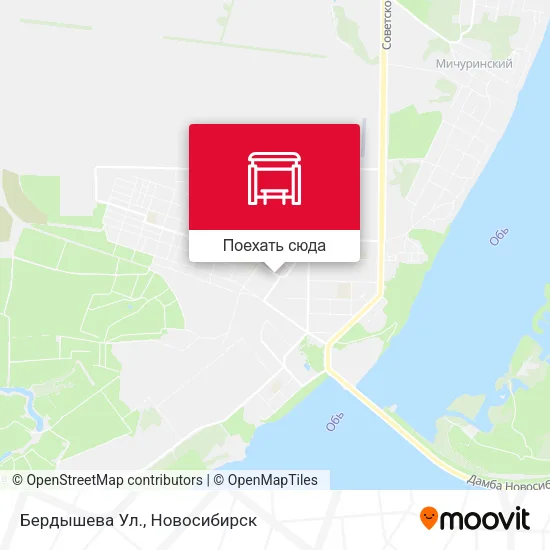 Карта Бердышева Ул.