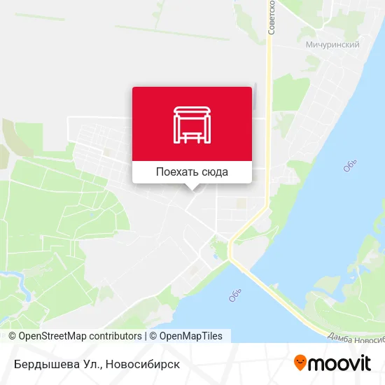 Карта Бердышева Ул.