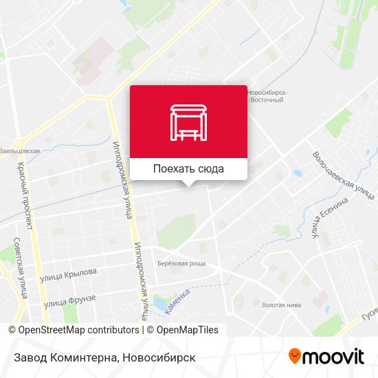 Карта Завод Коминтерна