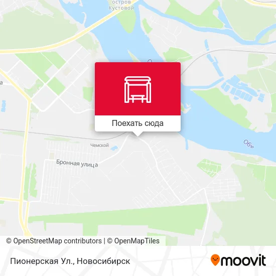 Карта Пионерская Ул.