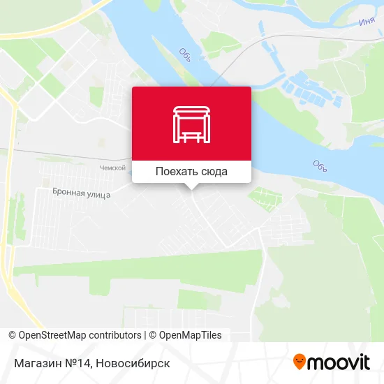 Карта Магазин №14