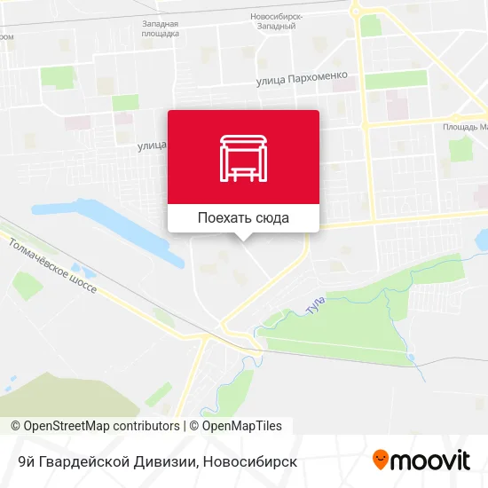 Карта 9й Гвардейской Дивизии