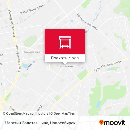 Карта Магазин Золотая Нива