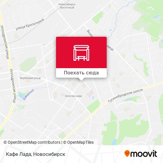 Карта Кафе Лада