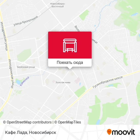 Карта Кафе Лада