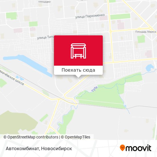 Карта Автокомбинат