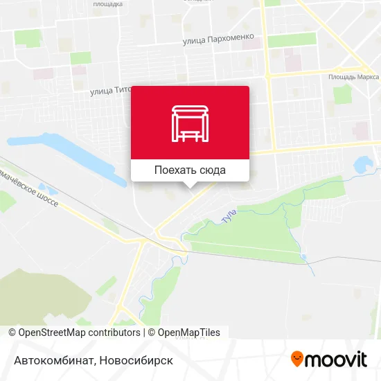 Карта Автокомбинат