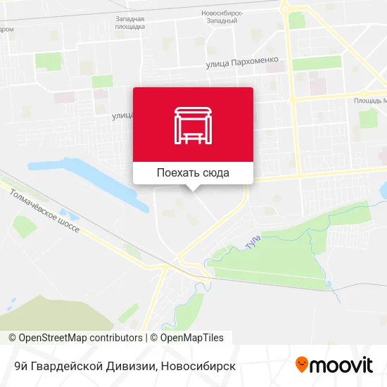 Карта 9й Гвардейской Дивизии