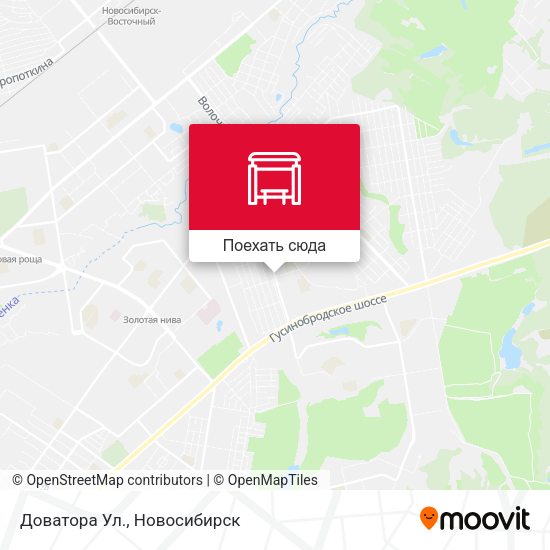Карта Доватора Ул.