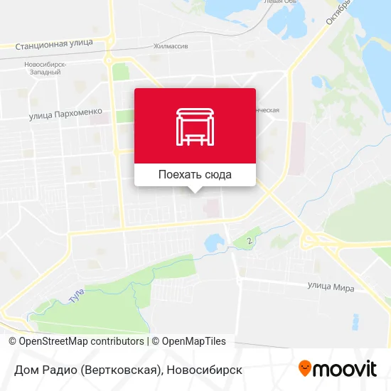 Карта Дом Радио (Вертковская)