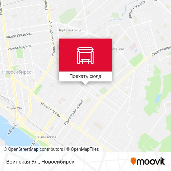 Карта Воинская Ул.