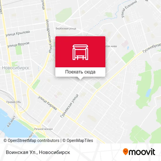 Карта Воинская Ул.