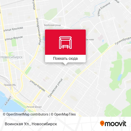 Карта Воинская Ул.