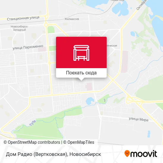 Карта Дом Радио (Вертковская)