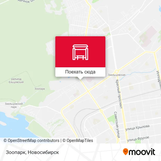 Карта Зоопарк