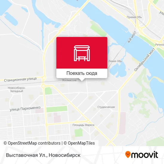 Карта Выставочная Ул.