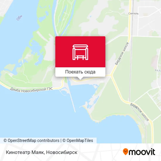 Карта Кинотеатр Маяк