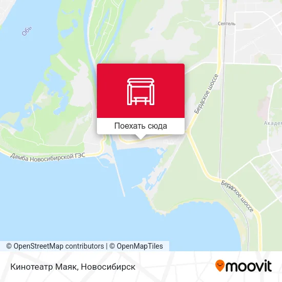 Карта Кинотеатр Маяк