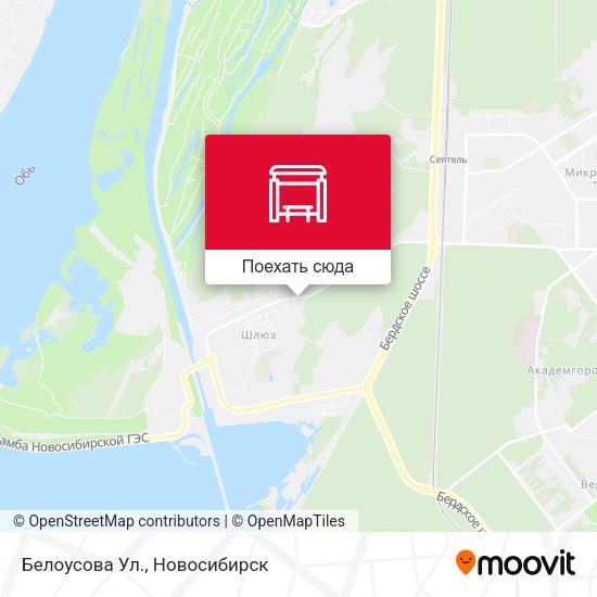 Карта Белоусова Ул.