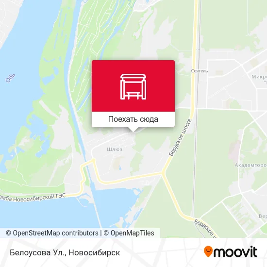 Карта Белоусова Ул.